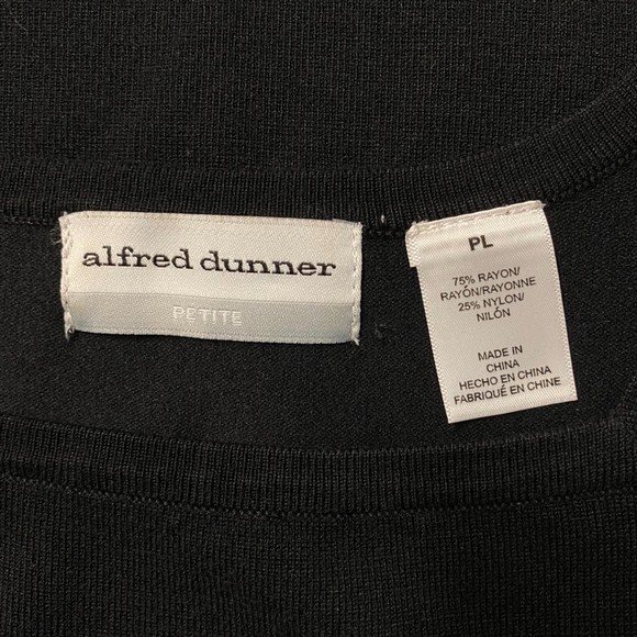 Alfred Dunner Embroidered & Beaded 3/4 Top Size PL - Picture 4 of 4